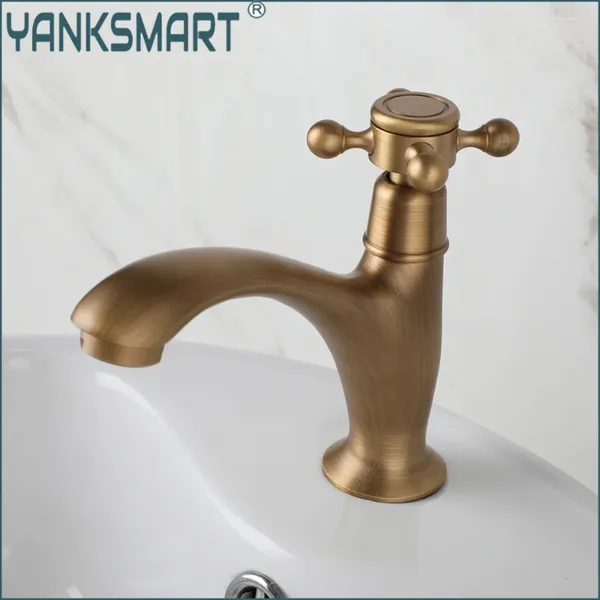 Rubinetti per lavandino del bagno Rubinetto YANKSMART Lavabo monocomando Lavabo da piano Torneira Vasca da bagno Ugello per rubinetto acqua fredda