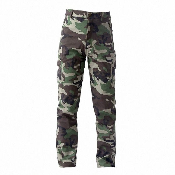 Pele de tubarão Calças Carga Táticas Homens Outono Inverno Quente Soft Shell Calças de Lã À Prova D 'Água Camoue Exército Militar Calças de Trabalho T1Sd #