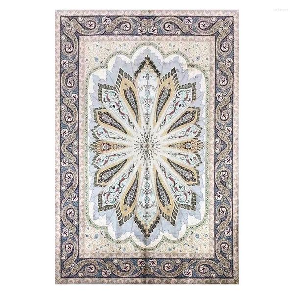 Ковры Турецкие ковры Восточный шелковый ковер ручной работы для гостиной Большой размер 6,56 x 9,84 дюйма