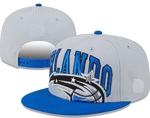 Orlando''Magics''Ball Caps 2023-24 Unisex Mode Baumwolle Strapback Baseball Kappe Snapback Hut Männer Frauen Sonnenhut Stickerei Frühling Sommer Kappe Großhandel