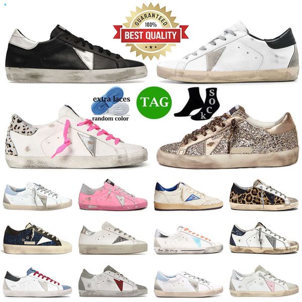 Designer sapatos casuais tênis novos goldens luxo superstar doold sapatos esportivos sujos liberação itália marca homens mulheres bola estrela tênis de couro branco sapatos tamanho 36-46