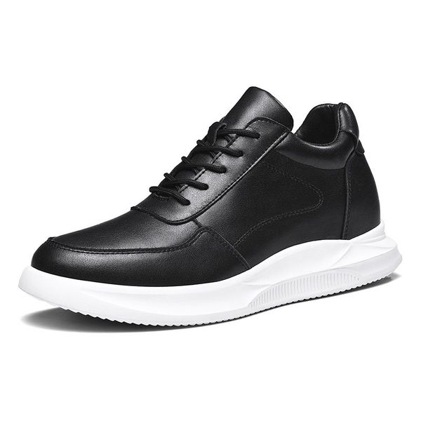 Maré de primavera quente sapatos masculinos altura invisível esportes lazer respirável altura interna novos sapatos pai sapatos masculinos