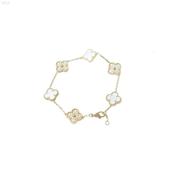 Luxus-Schmuck-Design-Verlobungsarmband, zartes High-End-Diamantset aus Weißgold für Damen