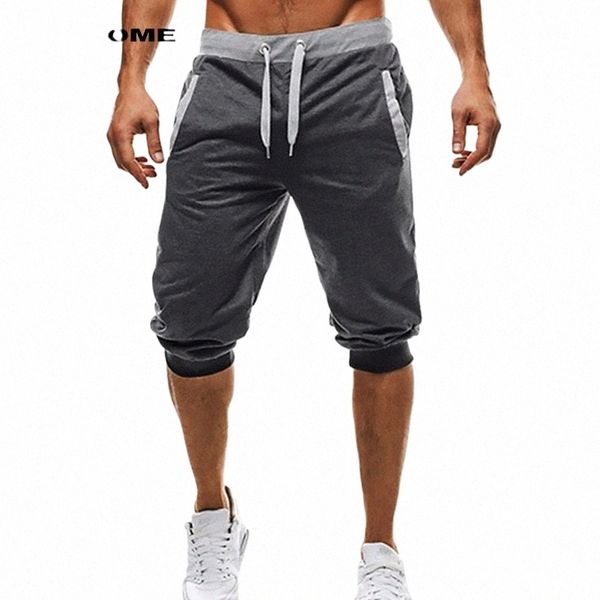 Homens de verão Casual Sweatpants Shorts 1/2 Calças Curtas Fitn Roupas Musculação Homens Shorts Soft Cott Calças Shorts XXXL X6oe #
