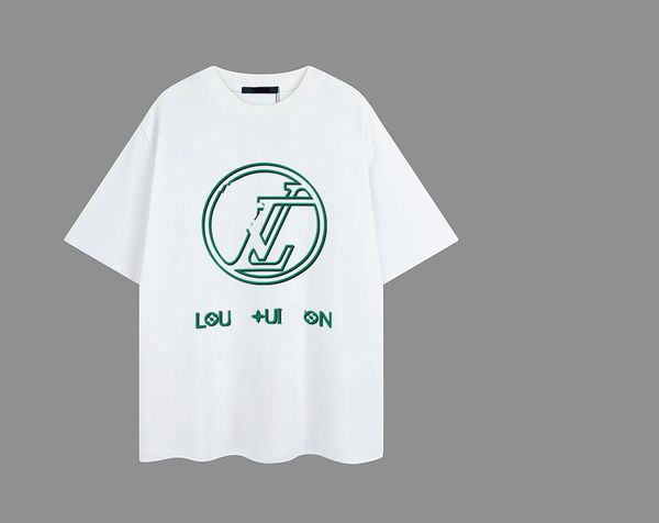 T-shirt da uomo firmata T-shirt da donna casual da uomo Lettere 3D stereoscopico stampato manica corta abbigliamento hip hop da uomo di lusso più venduto taglia asiatica M-3XL A18