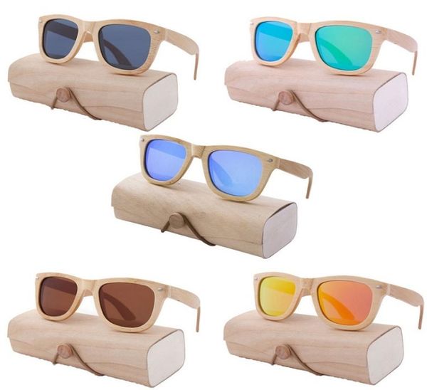 Moda Full Bamboo Custom Eco Friendly UV400 Polarizado Glasses Sun Glasses4134297