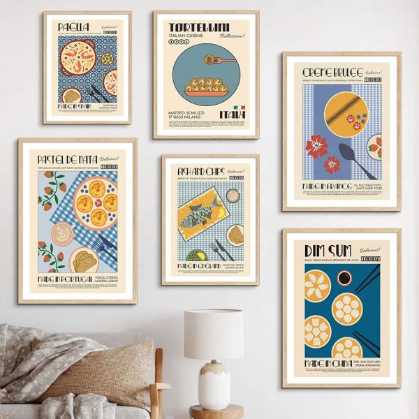 Kalligraphie Küche Kochen Paella Dim Sum Sojasauce Wand Kunst Leinwand Malerei Nordic Poster Und Drucke Wand Bilder Für Wohnzimmer decor