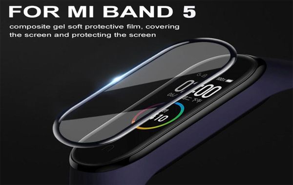 3D Gehärtetes Glas Für Xiaomi Mi Band 5 Schutz Glas Miband 5 Voll Gebogene Kante Kratzfest Für Xiomi Mi Band5 Film2862534