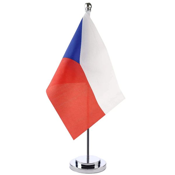 Zubehör Tschechischer Schreibtischständer-Flaggensatz