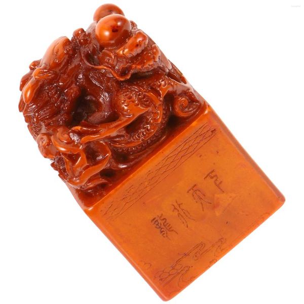 Aufbewahrungsflaschen Stempel Namensstempel zum Basteln Blanko Steinstempel Porto Siegel/Siegelstempel DIY Stempelkissen im chinesischen Stil