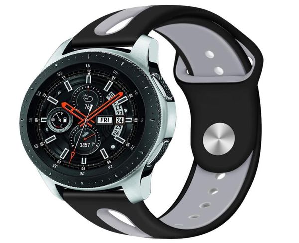 Fascia da 22mm per Samsung Galaxy Watch braccialetto attivo R800 per Huami Amazfit cinturino per orologio sportivo in silicone 910305614954