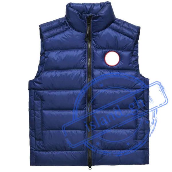 Roupas de desenhista Canadá Gilet Top Quality Goose Crofton Pato Branco Down Jacket Inverno Mens Body Warmer Womens Gilets Ladys Vest Highend Body Warmers XS-XXL 475