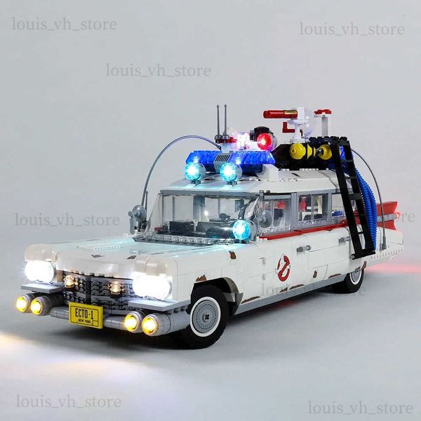 Блоки 2352pcs Evil Smasher Ecto-1 творческий строительный блок автомобиля, совместимый с 10274 кирпичами модельными автомобилями для взрослых T240325