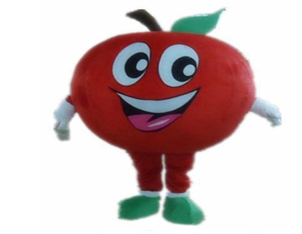 Хэллоуин красное яблоко костюм талисмана высокое качество настроить мультфильм фрукты аниме тема персонаж взрослый размер карнавал рождественские фантазии 9916079