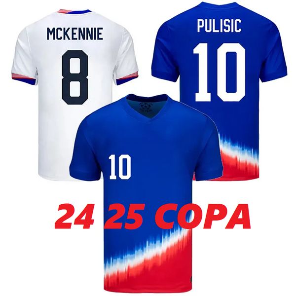 24 25 Pulisic McKennie Futbol Forması Ertz Altidore Basın Ahşap Morgan Lloyd 2024 2025 Amerika Futbol Gömlek Amerika Birleşik Devletleri Camisetas USMNT S Oyuncu Erkek Kiti