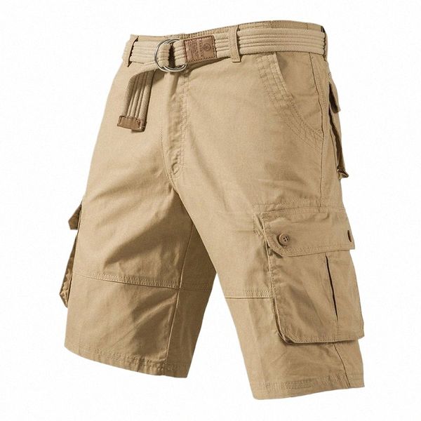 Fracht Knie Shorts Männer Sport Casual Bermuda Shorts Plus Größe Cott Halbe Hosen Golf Gerade Lauf Gym Shorts Hosen d3X1 #