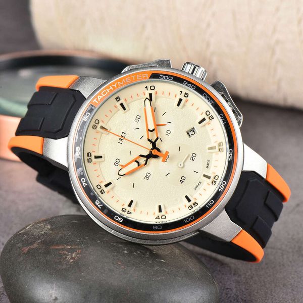 Luxo Tissotity Prx Relógios Automáticos de Alta Qualidade Tiktok Transmissão ao Vivo do Mesmo Tianpai Rubber Band Mens Sports Watch Six Needle Timing