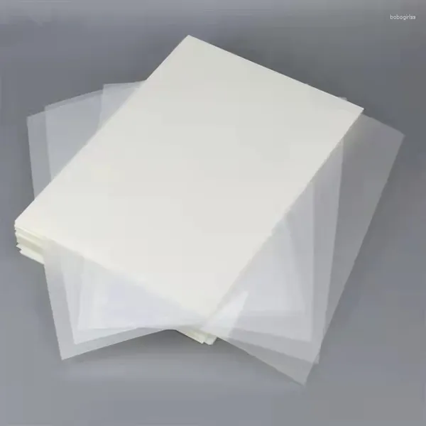 Adesivos de janela BHUNITY 100 folhas DTF Transfer Film Papel 75U Espessura Transparente PET Impressão