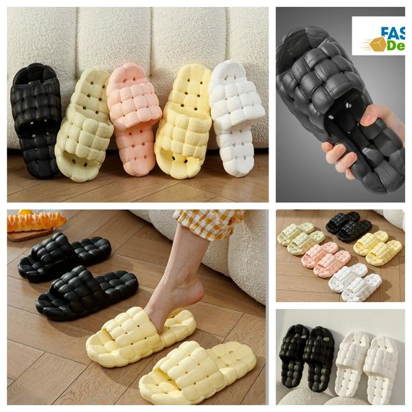 Chinelos para casa sapatos gai slide quartos chuveiros quarto quente pelúcia sala de estar softs vestindo chinelo de algodão ventilar mulher homem rosa branco