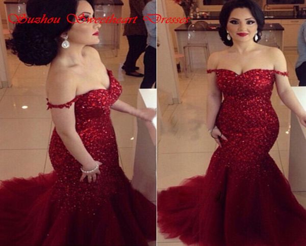 Сексуальное сверкающее бордовое платье с блестками для выпускного вечера Русалка винно-красное длинное вечернее платье для особых случаев Вечернее платье больших размеров Vestidos de fi5610097