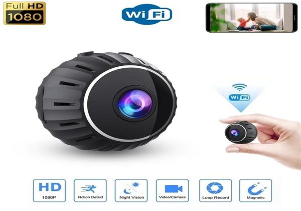Mini telecamera WiFi Visione notturna Webcam USB da 2 MP Videoregistratore 1080P Rilevazione movimento Monitor Videocamera di sorveglianza di sicurezza domestica5633742