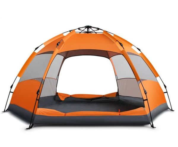 Tenda de acampamento para carro familiar, 35 pessoas, totalmente automática, abertura rápida, grande espaço, mochila, à prova d'água, anti uv, caminhadas tr5022209