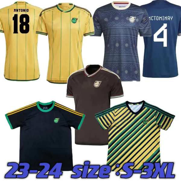 2023 Jamaika Nationalfußballtrikots 23/24 BAILEY ANTONIO REID Hemd NICHOLSON MORRISON LOWE Männer Fußballuniform Größe S-4XL