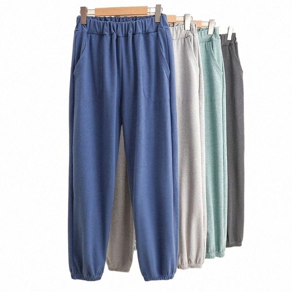 Pantaloni del pigiama in pile caldo di grandi dimensioni per gli uomini Pantaloni del pigiama casual Slee allentati addensare Inverno Uomo Indumenti da notte Pantal Pijama Hombre v7ab #