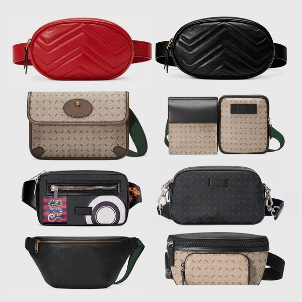 Vendita calda Designer di lusso vintage Marsupio Cross Body uomo Marsupi Donna Marsupio a tracolla Borsa a tracolla Marrone Bum Marsupio Portafogli Esercizio Fitness Marsupi