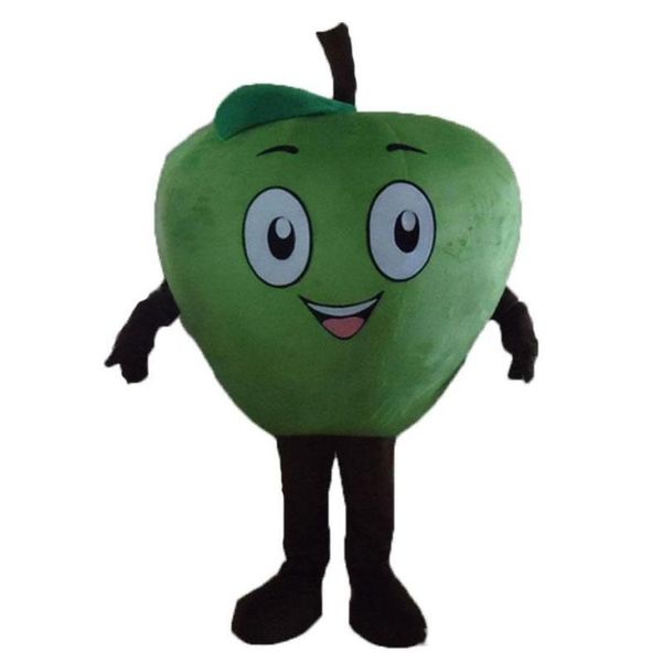 2018 di alta qualità Little Red Apple Costume della mascotte Personaggio dei cartoni animati Costume adulto Fancy Dress Costumi di carnevale di Halloween4934934