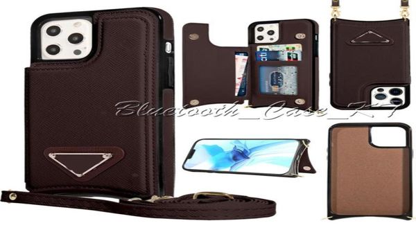 Top Fashion L Wallet Phone Cases para IPhone 14 Pro Max 13Pro 12 11 ProMax XS XR X 8 7 Plus Flip Leather Case em relevo Celular Ca3399945