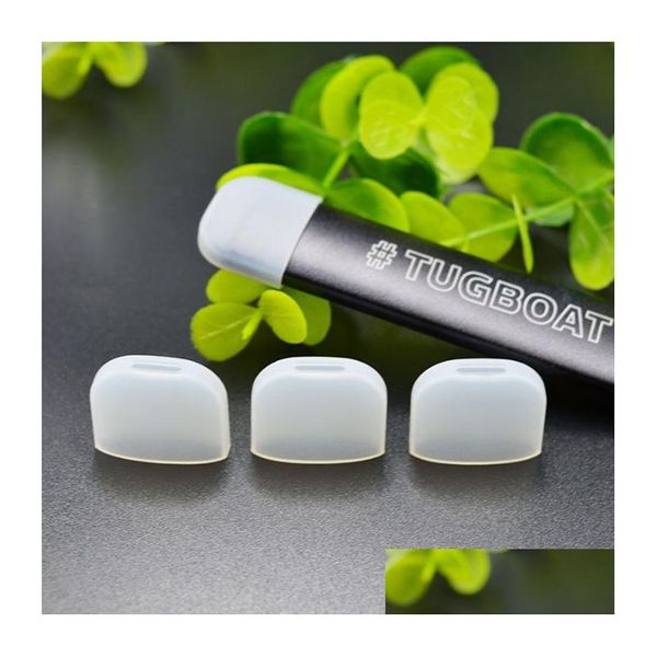 Andere Verpackungsdruckprodukte Großhandel Pods Soft Sile Drip Tips Rauchpfeifenzubehör Moutiece Er Einwegtest Gummi Te Otoj1