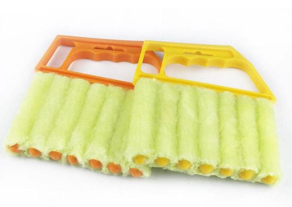 Utile spazzola per la pulizia delle finestre in microfibra, detergente per spolverino per condizionatore d'aria, con spazzola lavabile per veneziana, detergente pulito8624300