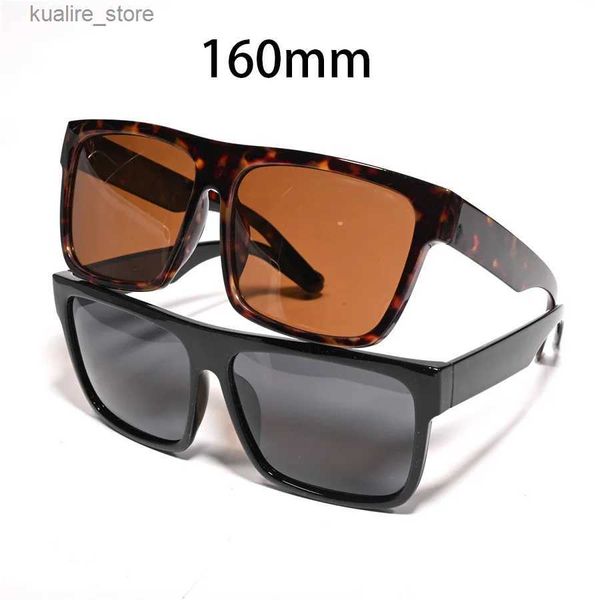 Sonnenbrille Vazrobe 160mm Übergroße Sonnenbrille Frauen Polarisierte Sonnenbrille für Frauen Riesige Große Schwarze Große Rahmen Fahrbrille L240322