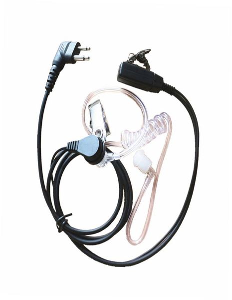 10x2 pinos de segurança covert tubo ar acústico fone ouvido microfone ptt para motorola rádio em dois sentidos walkie talkie rdu2020 bpr40 cp110 2615656