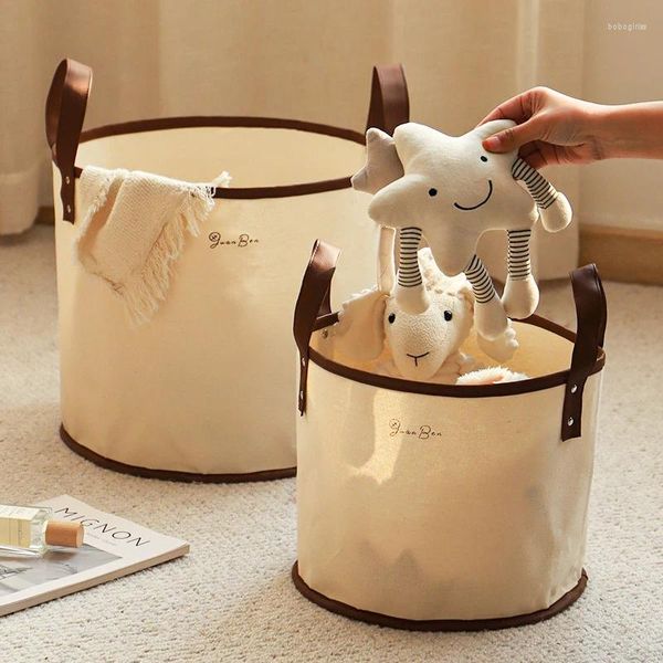 Sacos de lavanderia cesta dobrável saco de armazenamento doméstico à prova dwaterproof água cesto para crianças brinquedos organizadores portátil roupas sujas