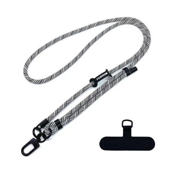 50 peças alças universais para celular amuletos cordão móvel crossbody alça para câmera pescoço de alta qualidade escalada ajuste gratuito atacado 10 seleção de cores 7 mm