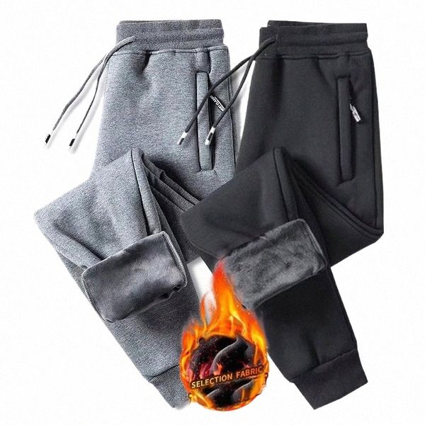 Primavera e Outono Calças de Jogging Esportivas para Homens e Mulheres, Calças Casuais com Bolsos, Calças de Treinamento, Calças de Moletom Veet Fino O2FT #