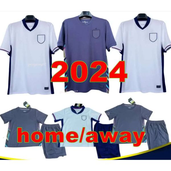 24 25euro Cup Englands Jersey BELLINGHAM Home Away Jerseys de futebol ARROZ SKA FODEN RASHFORD STERLING STONES GREALISH KANE Homens Crianças Fãs Jogador Camisa de Futebol Kit 42 20