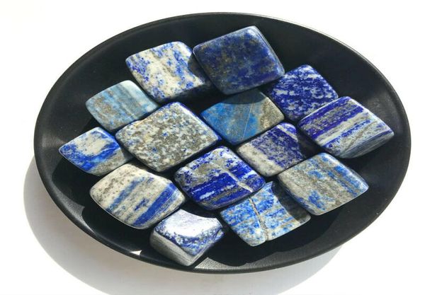 100 g natürlicher Lapislazuli-Trommelsteinwürfel, Original-Erzexemplar aus Bergkristall, Natursteine und Mineralien für die Inneneinrichtung2856365