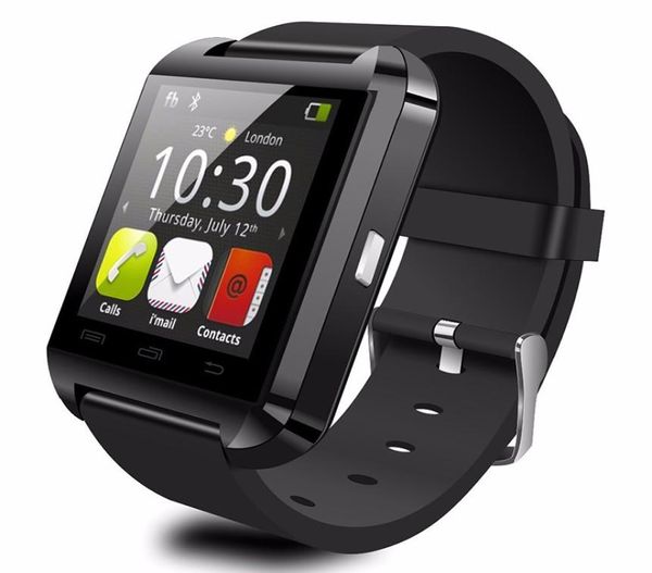 Bluetooth U8 Smart Watch Orologio da polso U8 U Orologi per iPhone HTC Android Phone Smartphones 3 colori Smartwatch Smart Bracciale DHL3110116