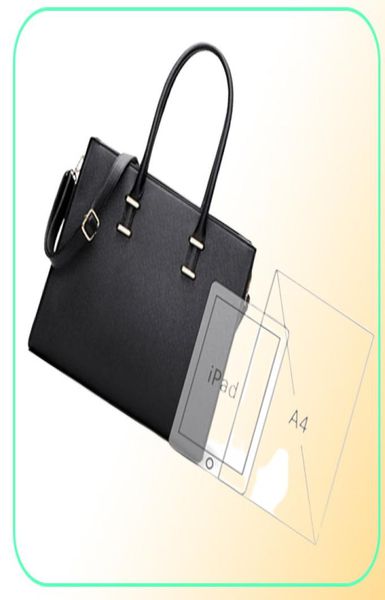 Donne valigette borse di business Portfolio Ice Portfolio di grande capacità Modella trasversale per laptop Borse per laptop tote1090019