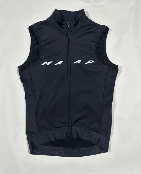 Gilet da ciclismo invernale nero Gilet in pile antivento MTB Abbigliamento da bicicletta Gilet da ciclismo senza maniche 240323