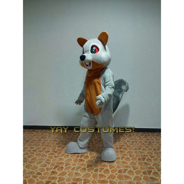 Costumi della mascotte Costume della mascotte del vestito operato dalla peluche del fumetto della mascotte dello scoiattolo di Natale di Halloween