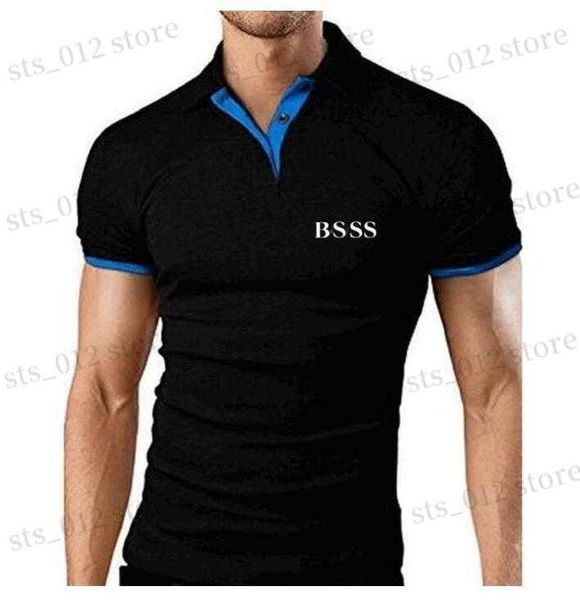 Homens Polos Homem Designers Roupas Mens Tees Polos Camisa 2023 Marcas de Moda BOS Verão Business Casual Sports T-shirt Running Outdoor Manga Curta Sportswear T240326