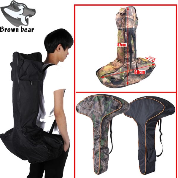 Taschen T geformte verstellbare Schulterschützer Bogenbeutel Schutzbeutel Verbundkoffer Armbrustbeutel für Outdoor -Bogenschießjagd Shooting