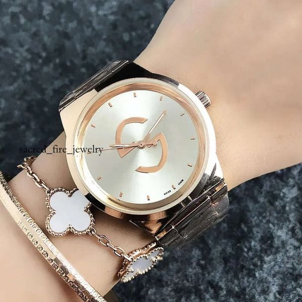 Popular casual marca superior relógio de pulso de quartzo para mulheres menina com banda de aço metal relógios moda presente durável muito encantador confortável 9674