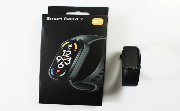 M7 Sports Smart Watch Bracelet Pulseiras Atualizar papel de parede ao vivo Pedômetro de freqüência cardíaca Presente Smartwatch para homens Men Fashion3241686
