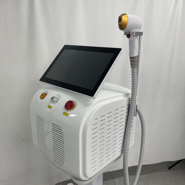 Máquina de remoção de pelos a laser de diodo, platina de gelo 808nm, 3 comprimentos de onda, rejuvenescimento da pele, depilador indolor, venda imperdível