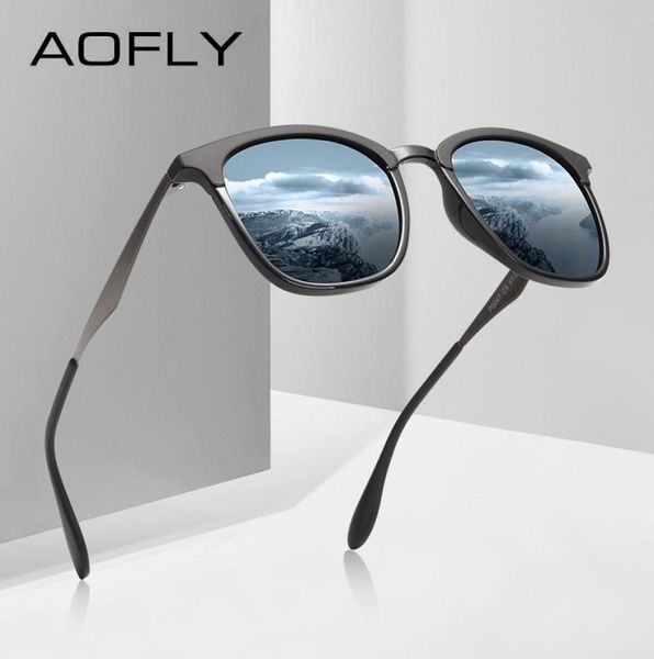Aofly Marke Design Frauen Männer Sonnenbrille Polarisierte Vintage Brillen Fahren Sonnenbrille Legierung Tempel Gafas De Sol Masculino Af8120 C14890475